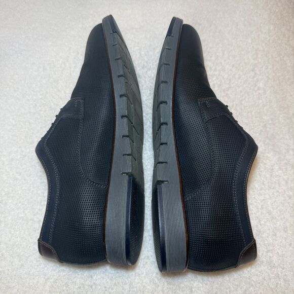 JOHNSTON & MURPHY J&M 1850 LEATHER SHEEPSKIN CASUAL SHOES Size 9M - Picture 6 of 10